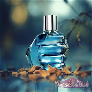 PUNCH MARVEL perfume set in a bold fist-shaped bottle with a refreshing blue fragrance
