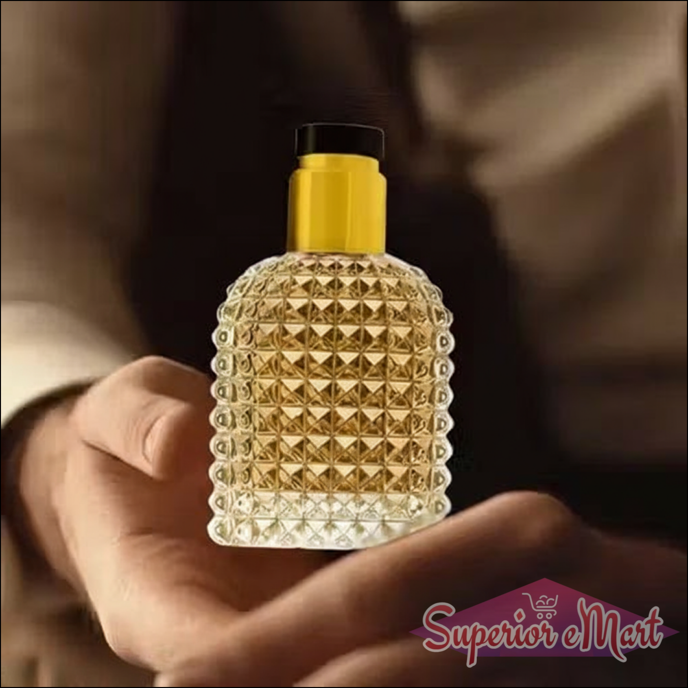 PUNCH MARVEL perfume set in a stylish bottle held in a hand, perfect for gifting and personal use