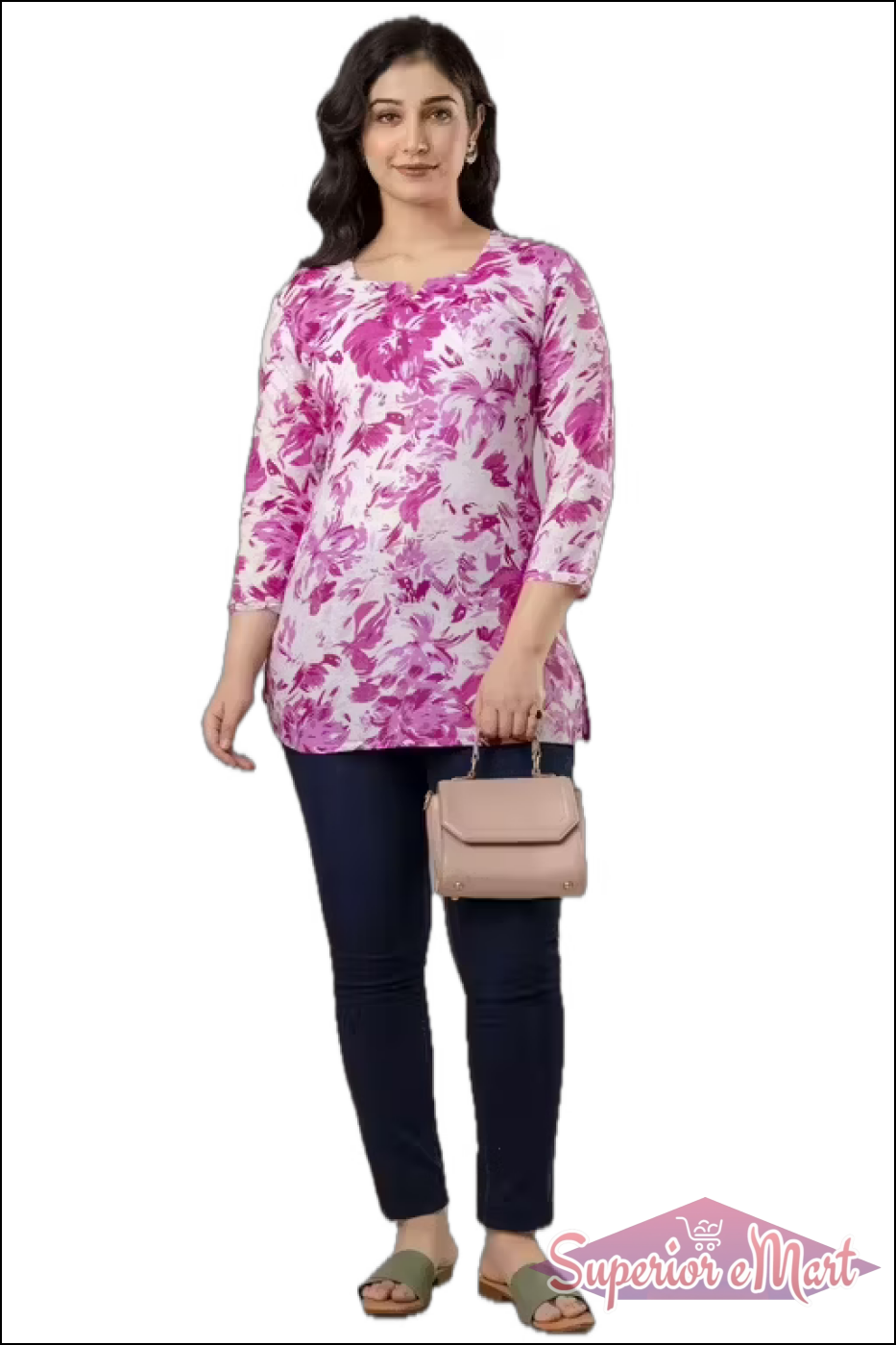 Kurti For Women - Purple.