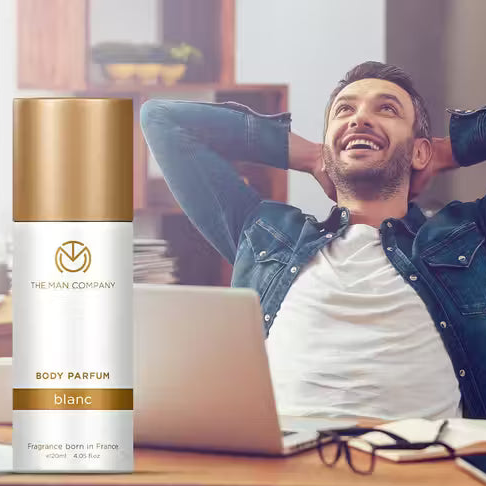THE MAN COMPANY Blanc EDT 50ml & Body 120ml Perfumes for Men Combo Deodorant Spray - For Men  (170 ml, Pack of 2)