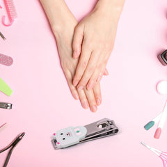 Cute Nail Clipper With Nail Catcher Nail File - Stainless Steel (1 Pc) - Superior eMart