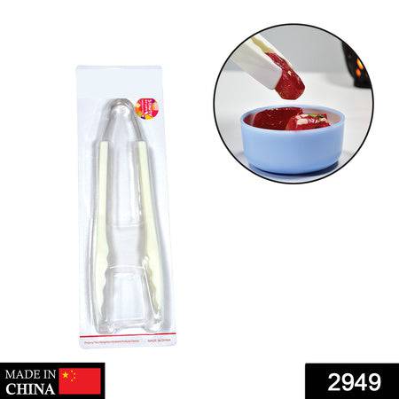 2949 Plastic Handle Tong Bread Clamps Kitchen Tongs Cooking Tongs. - Superior eMart