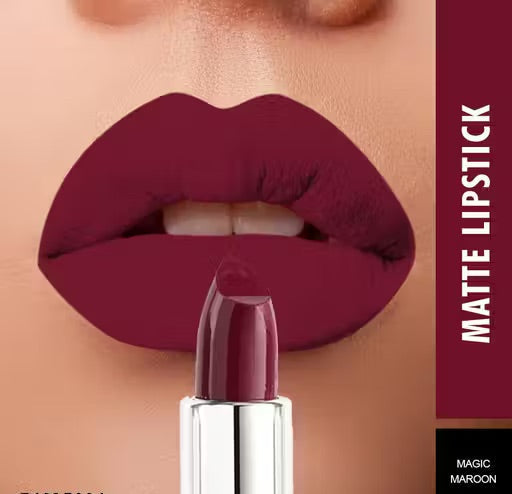 Swiss Beauty Pure Matte Lipstick - 211 Magic Maroon