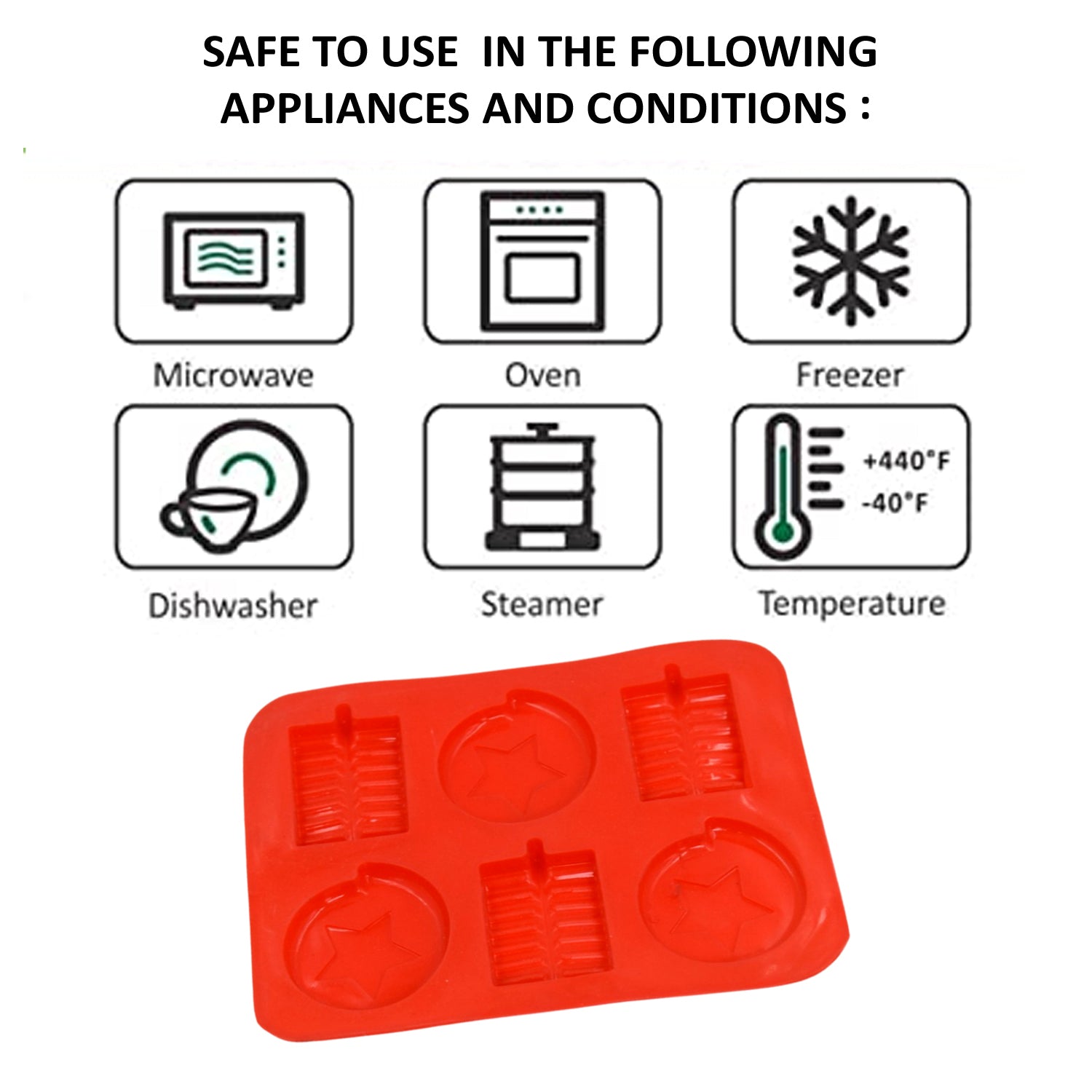 Chocolate Mould Tray  Cake Baking Mold  Flexible Silicon Ice Cupcake Making Tools