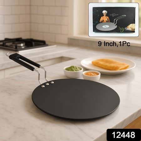 Compact Non-stick Flat Roti Tawa (9 Inch-1 Pc)