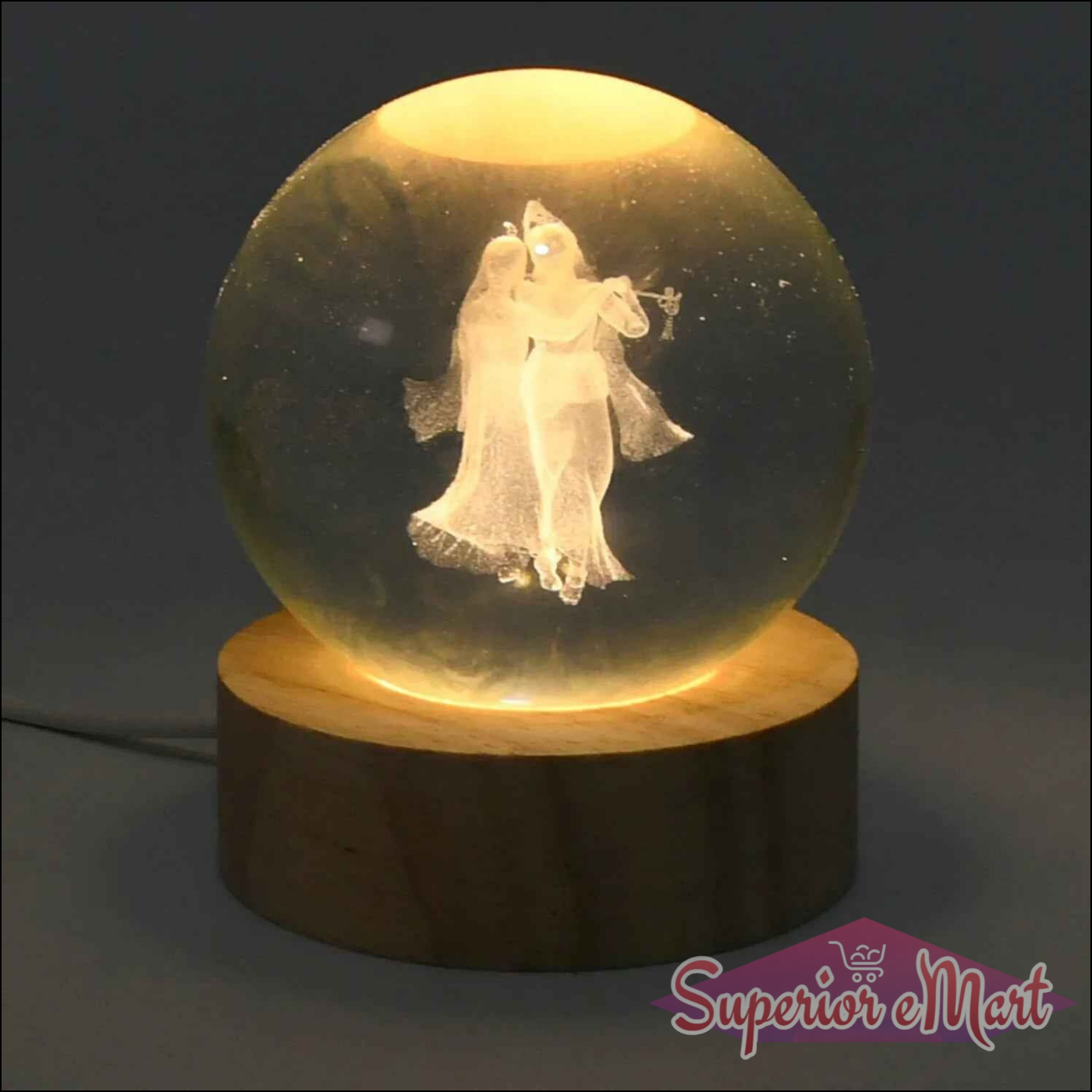 3D Crystal Ball Lamp - Superior eMart