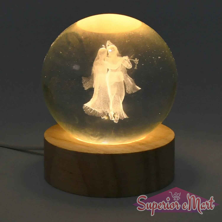 3D Crystal Ball Lamp - Superior eMart