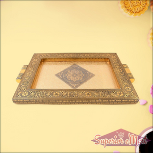 Rajwadi Style Serving Tray 40x26 Cm - Superior eMart