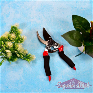Red Garden Shears 21cm for Pruning - Superior eMart