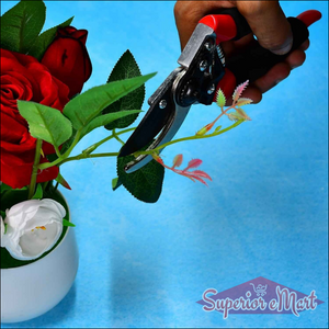 Red Garden Shears 21cm for Pruning - Superior eMart