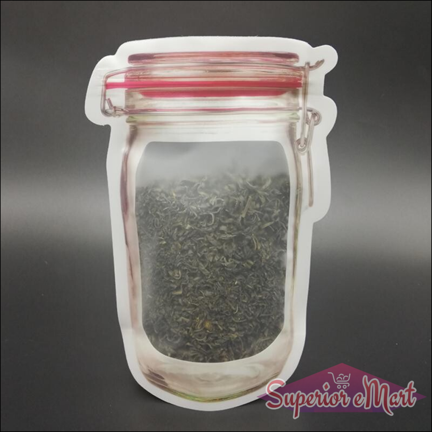 Reusable Airtight Seal Food Storage Mason Jar Zipper (500ml) - Superior eMart