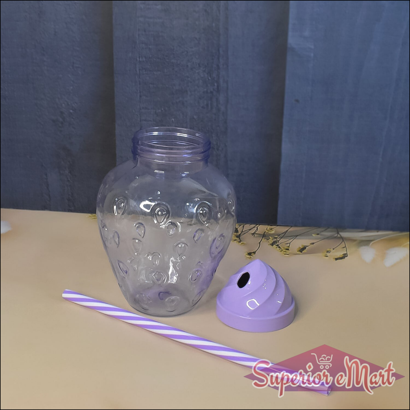 Reusable Beverage Cups with Straw - Superior eMart