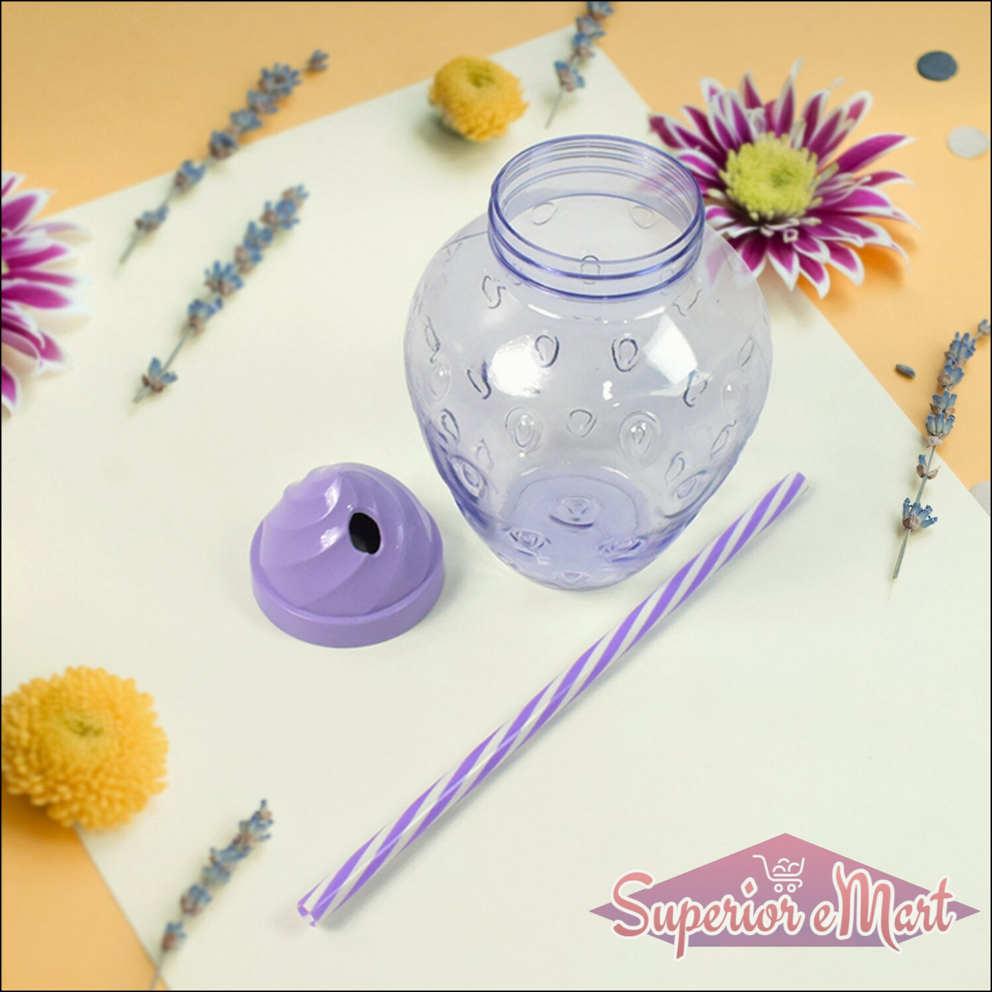 Reusable Beverage Cups with Straw - Superior eMart