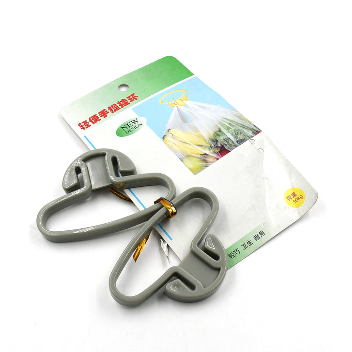 Reusable grocery bags carrier clips designed for easy transport and organization of shopping bags
