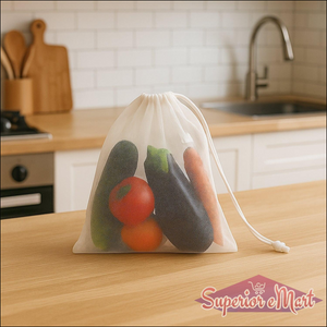 Reusable Mesh Produce Bags (2 Pc) - Superior eMart