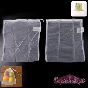 Reusable Mesh Produce Bags (2 Pc) - Superior eMart
