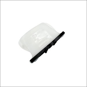 Clear reusable silicone food storage bag with an airtight seal for convenient meal prep and storage