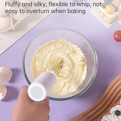 2813 Wireless Hand Mixer Charging Handheld  2pc Portable Whisk Mini High Power Beater Baking Hand Held Mixer Portable Kitchen Blender. - Superior eMart