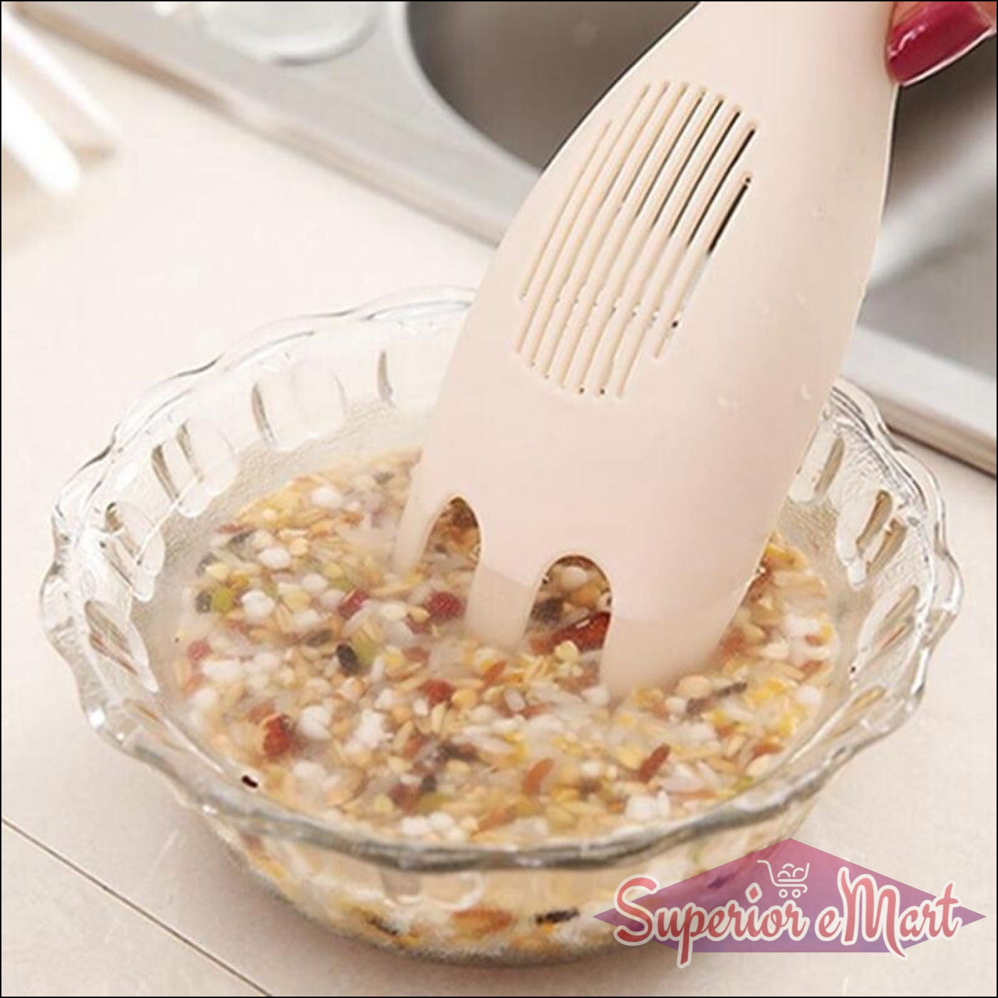 Rice Sieve Washing Strainer Spoon - Superior eMart
