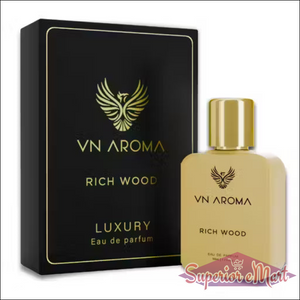 VN Aroma Rich Wood Unisex Perfume in Elegant Bottle with Luxury Packaging for Timeless Scent