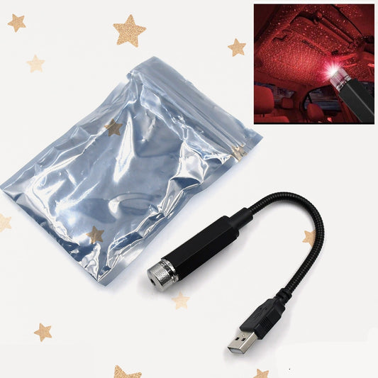 USB Flexible Romantic Car Ceiling Lights for Ambient Interior Illumination and Mood Enhancement