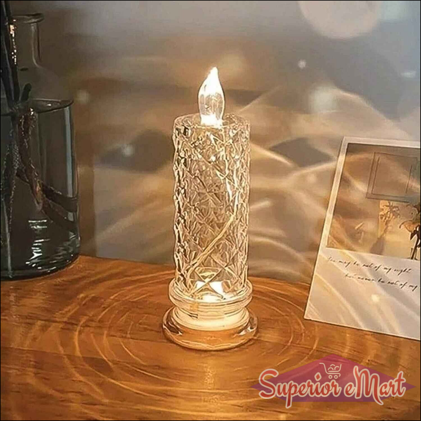 Rose Candle Home Light - Superior eMart