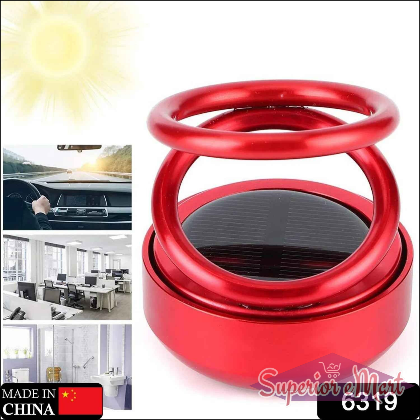Rotating Car Air Freshener - Superior eMart