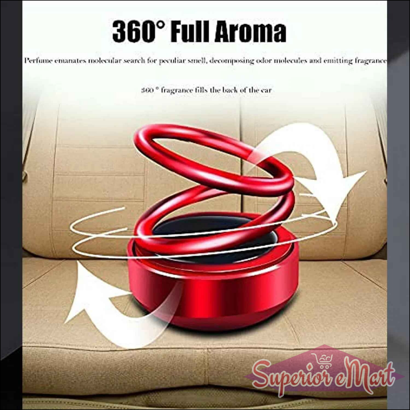 Rotating Car Air Freshener - Superior eMart