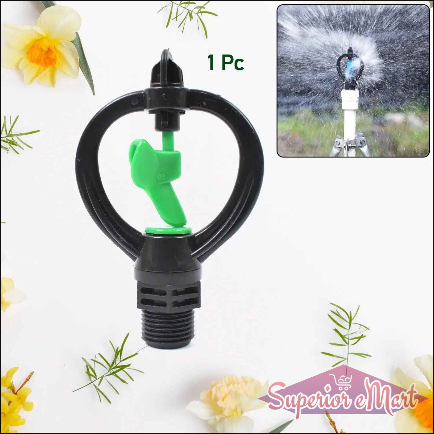 Rotating Garden Sprinkler 1 Pc - Superior eMart