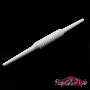 Durable roti maker belan in white, perfect for rolling dough with ease and precision in kitchen use