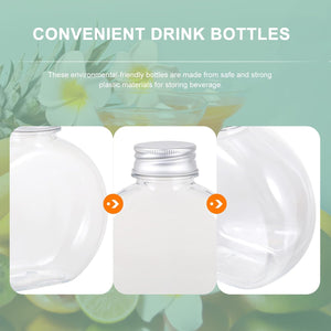 Superior eMart round clear storage container with screw cap for storing beverages safely