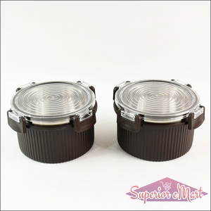 Rustic Jar Set 450ml, 2-Piece Airtight Containers - Superior eMart