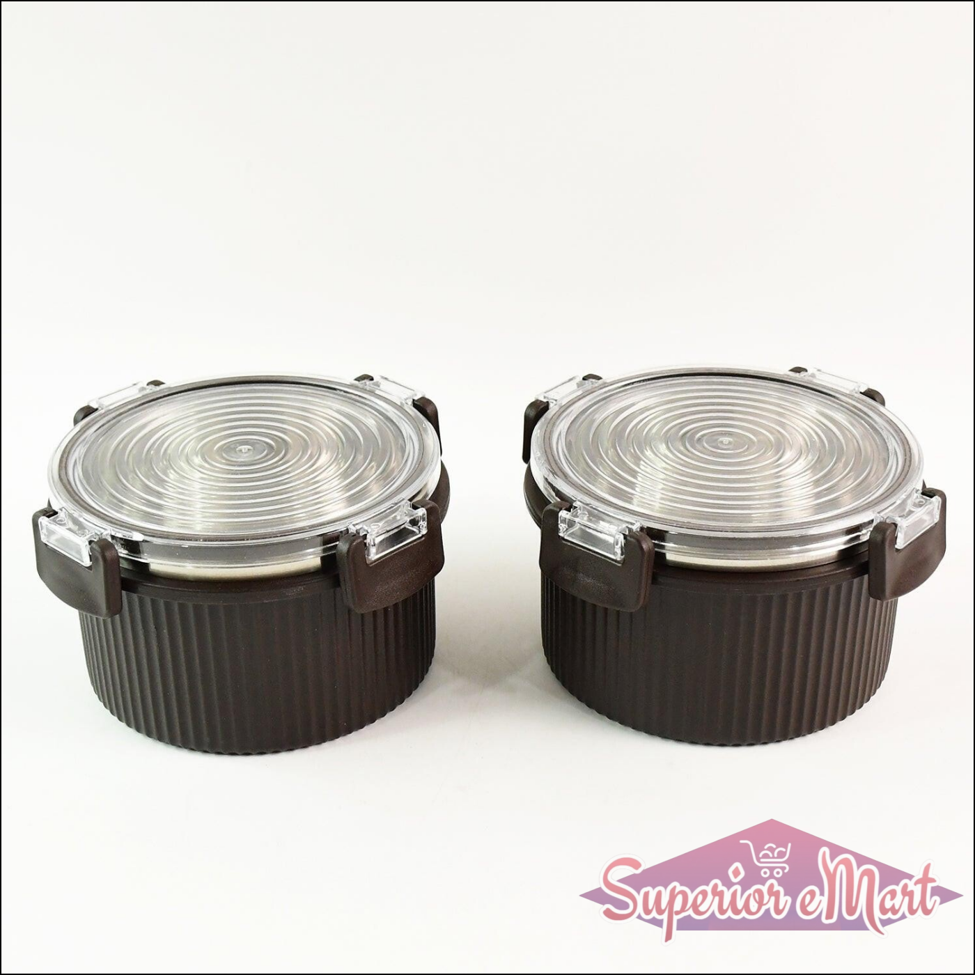 Rustic Jar Set 450ml, 2-Piece Airtight Containers - Superior eMart