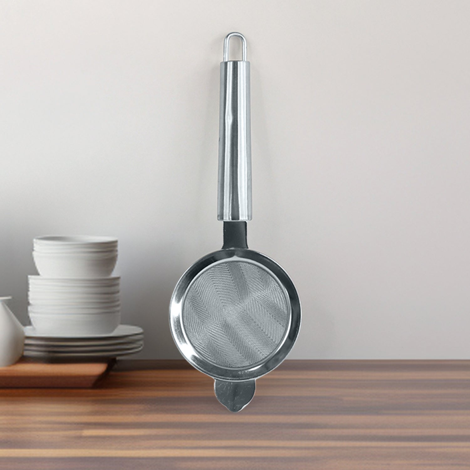 Conical Tea Strainer With Pipe Handle