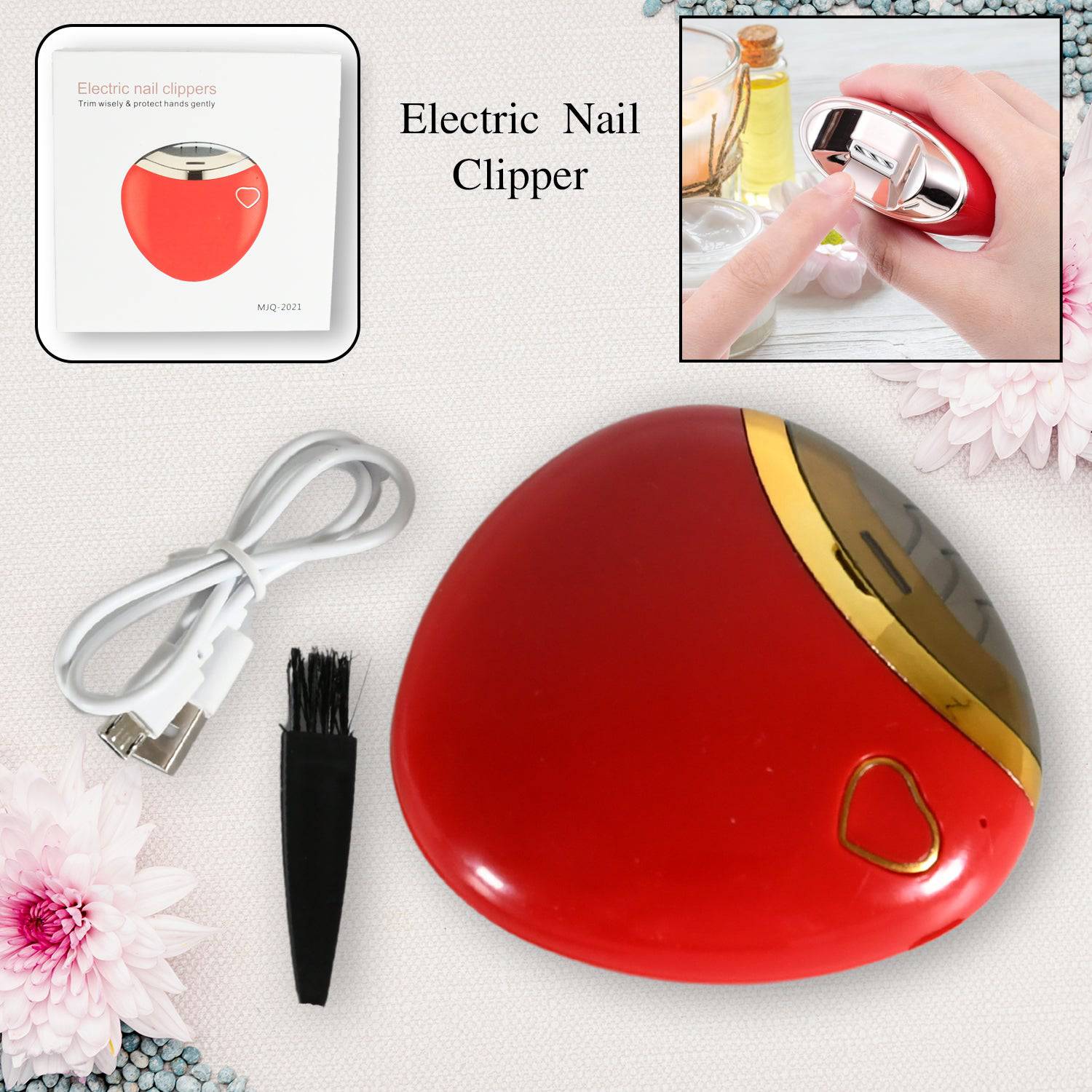 12584 Electric Manicure Automatic Nail Electric Nail Clippers Nail File Electric Nail Drill Electric Nail Cutter Cuticle Nail Grinder Safe Nail Clipper Baby Abs Pedicure Scissors - Superior eMart