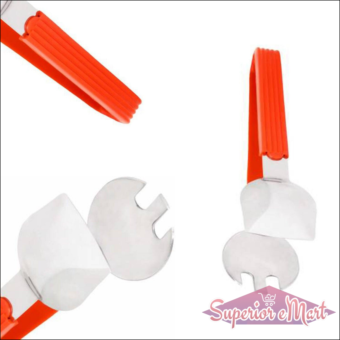 Durable salad serving tongs with ergonomic grip and stainless steel heads for easy serving