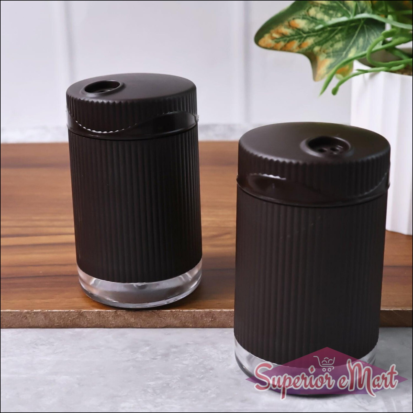Salt N Pepper Dispenser Set (2 Pc) - Superior eMart