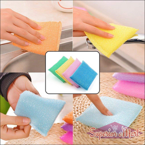 Scratch Proof Kitchen Utensil Scrubber Pad (Pack Of 12) - Superior eMart