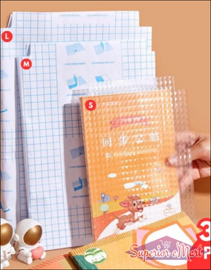 Self-adhesive transparent protective book cover Pack Of 30 - Superior eMart