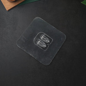 Transparent self adhesive wall hooks for easy installation without tools