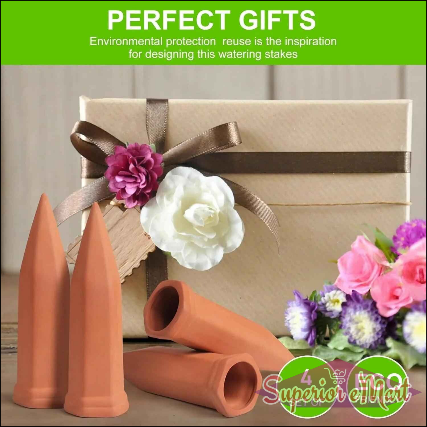 Self Watering Spikes for Plants 4-Pcs
