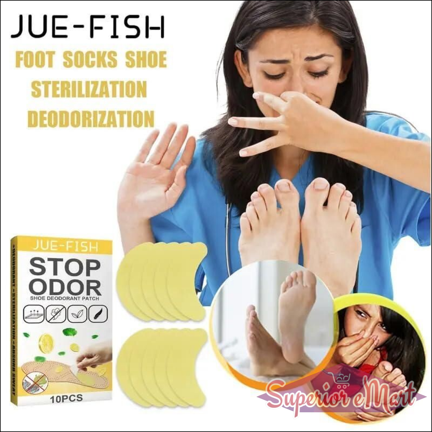 Shoe Insole Freshner (10 Strips).