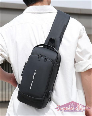 Shoulder bag with USB charging - Superior eMart