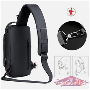 Shoulder bag with USB charging - Superior eMart