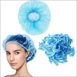 Shower Cap Waterproof Disposable Shower Cap 100 Pieces - Superior eMart