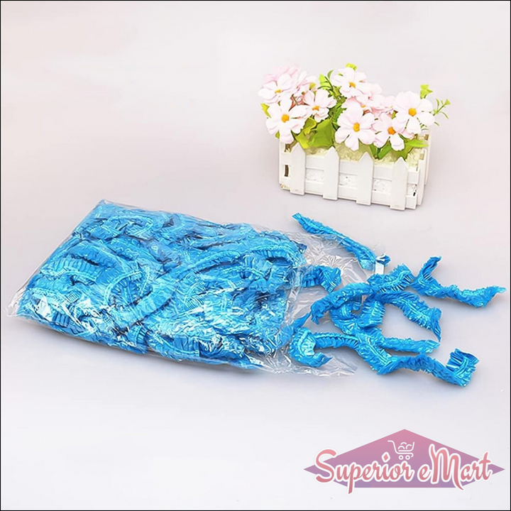 Shower Cap Waterproof Disposable Shower Cap 100 Pieces - Superior eMart