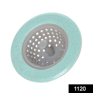 Superior eMart silicone sink strainer in mint green color for effective food debris collection