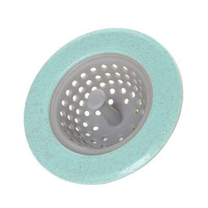 Superior eMart silicon sink strainer in mint green color with perforated design for effective drainage
