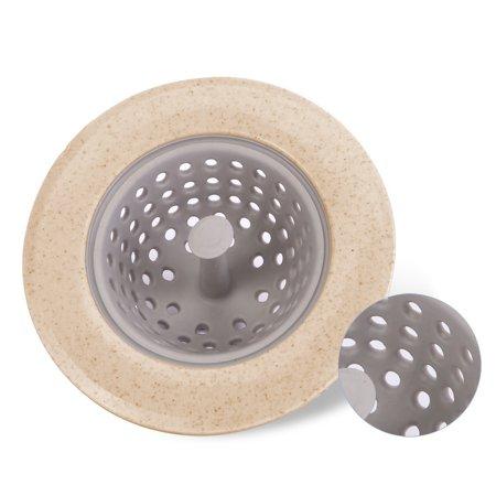 Silicon sink strainer with a round design and multiple holes for efficient drainage in kitchens