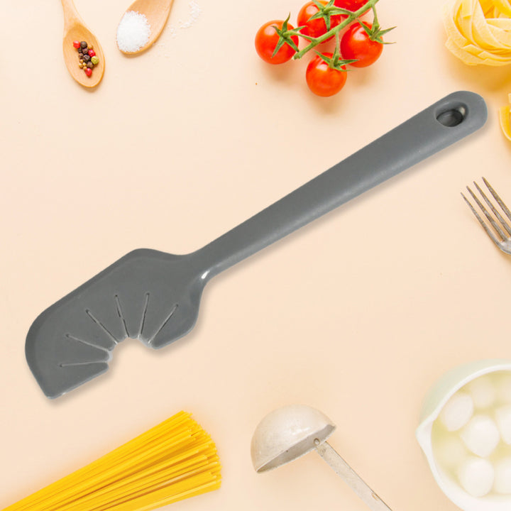 Superior eMart silicon whisk cleaner in gray for easy cleaning of kitchen utensils